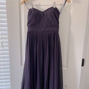 Jenny Yoo size 2 bridesmaid dress in a deep eggplant color